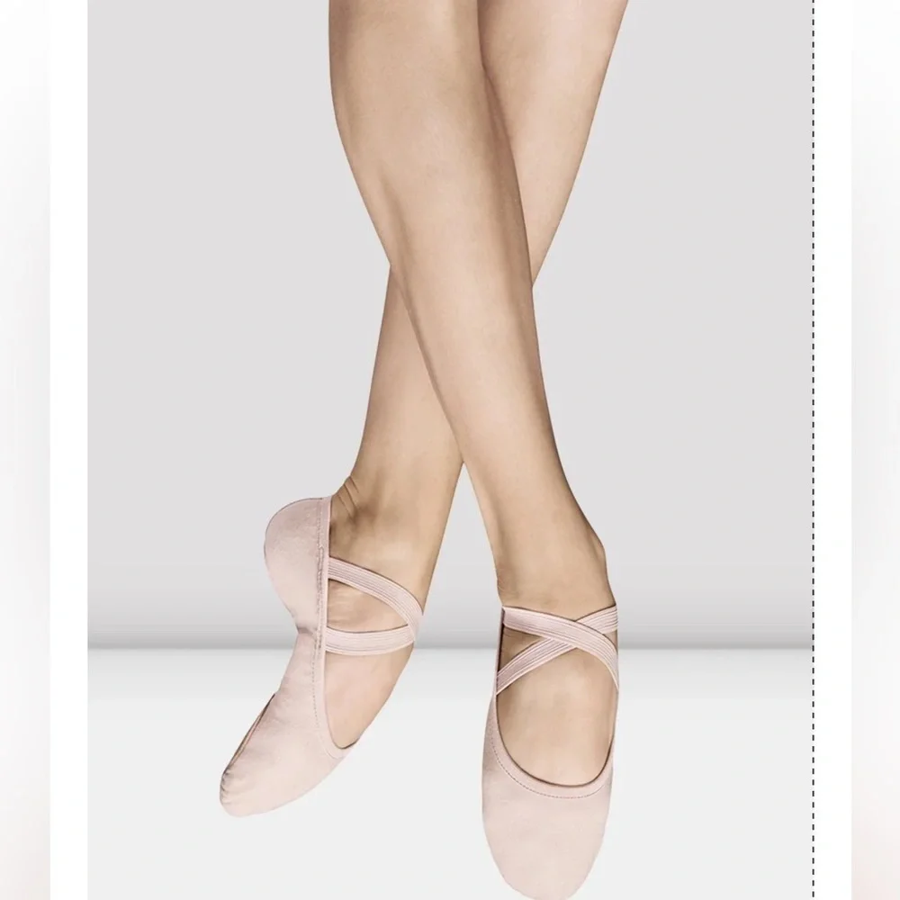 BLOCH canvas ballet slippers sz 1B